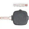 Image de INVICTA Grill carré 25.5 x 23.5 cm en fonte