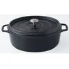 Image de INVICTA Cocotte ovale - Ø 35 cm - Noir - Tous feux dont induction
