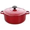 Image de Chasseur Cocotte ronde en fonte émaillée 24cm rubis sublime - PUC472458