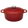 Image de Chasseur Cocotte ronde en fonte émaillée 28cm rubis - puc472858