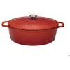 Image de Chasseur Cocotte ovale en fonte émaillée 29cm rubis - PUC472958