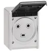 Image de Prise étanche 2P + T PLEXO complet en saillie 32 A IP 44 - LEGRAND - 055872