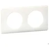 Image de Plaque - Legrand - Céliane - 2 Postes - Finition Glossy - Blanc