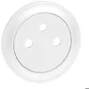Image de Enjoliveur CÉLIANE pour prise de courant 2P+T de surface Blanc - LEGRAND - 068111