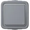 Image de Interrupteur ou va-et-vient étanche PLEXO complet IP55 saillie gris simple - LEGRAND - 069711