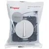 Image de Interrupteur silencieux - LEGRAND - Céliane - 6A - Blanc - Enjoliveur blanc