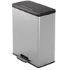 Image de Poubelle à Pédale Duo 26 L + 26 L 48.6 X 28.4 X H61.5 Cm Aargent - Deco Bin - Curver