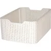 Image de Panier de rangement Style S blanc Curver