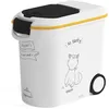 Image de CURVER Conteneur à croquettes pour chat avec roulettes 12 kg - 35L - Le diner et servi