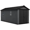 Image de Abri de jardin NEWTON PLUS 7517 - 11.2m² - Gris