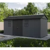 Image de Abri de jardin NEWTON PLUS 1775 - 11.2m² - Gris
