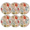 Image de Lot 6 assiettes plates jaipur 27cm en grÈs