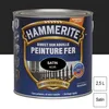 Image de Peinture fer Direct sur Rouille Noir satin 25L HAMMERITE
