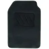 Image de Jeu de 4 Tapis Noir Surjet Fluo Vert