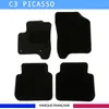 Image de Tapis de sol voiture - Sur mesure pour Citroën C3 PICASSO (09/2009-12/2016) - Antidérapant - Clips et Scratch - 4 pièces