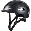Image de Casque de vélo loisir CAIRN Clarke - noir mat - 59/61 cm - ABS - lampe led intégrée et détachable