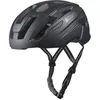 Image de Casque de vélo Cairn Prism II - noir mat et or - 55/58 cm - Léger et aéré - 15 ventilations - Homme/Femme