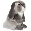 Image de Gipsy Toys - Lapin Bélier - Peluche - 18 cm - Gris