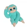Image de Peluche - Peluche Ptit paresseux vert deau - 16 cm