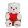 Image de Peluche - Les ptits lovers ourson rouge - 14 cm
