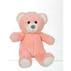 Image de Peluche - Peluche Ours Trendy rose poudré lours à câliner 15 cm