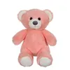 Image de Peluche - Peluche Ours Trendy rose poudré lours à câliner 24 cm