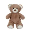 Image de Peluche - Peluche Ours Trendy taupe lours à câliner 24 cm