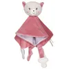 Image de Carré Doudou Bebe Bamboo - Chat - 24 cm s/carte