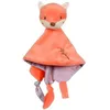 Image de Carré Doudou Bebe Bamboo - Renard - 24 cm s/carte