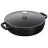 Image de Cocotte Ronde - STAUB - Chistera - 28 cm - Fonte émaillée - 67 L - Noir Mat