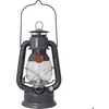 Image de Lampe tempête - Anthracite - 30 cm - Métal galvanisé - Éclairage 24h - Réglage de mèche