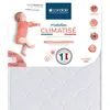 Image de Candide - Matelas 70x140 cm pour lit bébé Climatisé - Face été/Face Hiver