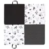 Image de Candide - Tapis Déveil Tapis De Motricité Tapis Bébé 3 en 1 Fabriqué En France 120x120x4cm (Black And White)