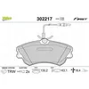 Image de Plaquette de frein gamme first ren espace 11/96-10/02 - VALEO - 302217