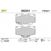 Image de Plaquette de frein gamme first Toyota lcruiser 04.96> - VALEO - 302331