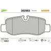 Image de Plaquettes de frein Essential - VALEO - 302483 - Essieu arrière - Certifiées ECE-R90 - Jeu de 4