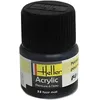 Image de Peinture acrylique à leau pour maquettes - HELLER - 33 Noir mat - Contenance 12 ml - Pour les 15 ans et plus