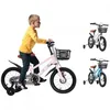 Image de MIPAN.Vélo enfant 14 - Velo enfant 2 ans-Vélo pour tout-petits - Sièges ajustables-Avce Roues auxiliaires + Garde- chaîne -Rose