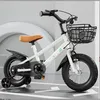 Image de Débutant Vélo enfant 16 -MIPAN- Vélo Enfant avec Panier + Roues stabilisatrices - Réglable de hauteur - Age 3 à 6 ans -Blanc
