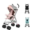 Image de Poussette Compacte - XUANYU - Poussette canne - Avec Tapis En Coton + Moustiquaire - Capacité de charge maximale : 30 kg- Rose