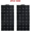 Image de Panneau solaire Flexible 300w 200w 100w ETFE PET cellule PV photatique chargeur de batterie 12V 24V 400w Kit système [749C66B]