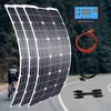 Image de panneau solaire kit complet 100w 200w 300w 400w Flexible solar cell haute efficacité 23 PWM contrôleur pour [7D66F85]