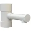 Image de Raccord PVC récupérateur deau - Ø80 mm - Sortie Ø35 mm - Blanc Cassé - Installation facile - Résistant aux intempéries