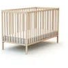 Image de AT4 - Lit bébé ESSENTIEL en bois Hêtre Brut - Taille unique