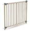Image de WEBABY - Barrière de sécurité bébé extensible en bois LOKEE Hêtre Brut - Extensible 110cm