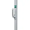Image de Crémone ISEO pompier poignée rotative ALU satiné - 43002301