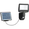 Image de Projecteur solaire AREV - Noir - 15W LED 1000 lumens - Détecteur de mouvement - Autonome