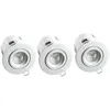 Image de Spot encastrable orientable Birdy - Blanc - GU10 - 3*380lm - Ø100