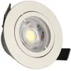 Image de KIT 3 spots blancs encastrables JADE Orient. MODULE TRIAC 5W 2700K 400lm Ø83