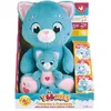 Image de Peluche douce - JEMINI - TOONIES - Maman Chat intéractive et son bébé - +/- 26 cm - 6 fonctions